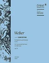 Carl Maria von Weber Notenblätter Concertino Es-Dur op.26