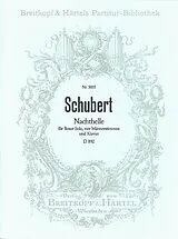 Franz Schubert Notenblätter Nachthelle op.134 D892
