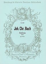 Johann Christian Bach Notenblätter Sinfonia B-Dur op.9,3