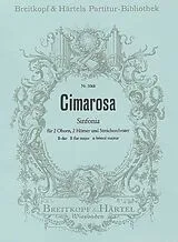 Domenico Cimarosa Notenblätter Sinfonia B-Dur