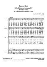 Franz Schubert Notenblätter Vier Elemente innig gesellt D277