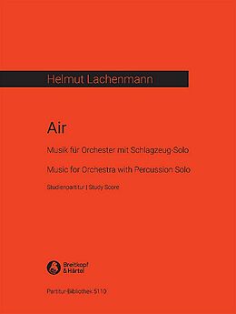 Helmut Lachenmann Notenblätter Air Musik