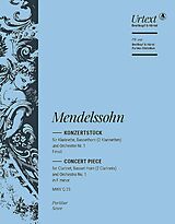 Felix Mendelssohn-Bartholdy Notenblätter Konzertstück f-Moll Nr.1 op.113