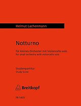 Helmut Lachenmann Notenblätter Notturno