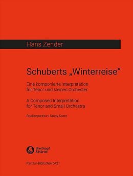Hans Zender Notenblätter Schuberts Winterreise Eine komponierte Interpretation