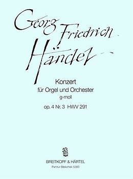 Georg Friedrich Händel Notenblätter Konzert g-Moll op.4,3 HWV291