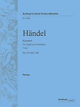 Georg Friedrich Händel Notenblätter Konzert F-Dur Nr.13 HWV295