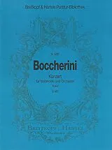 Luigi Boccherini Notenblätter Konzert B-Dur G482