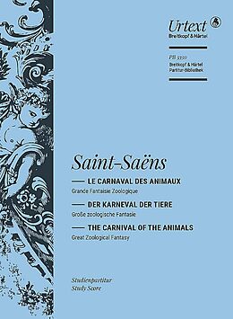 Camille Saint-Saens Notenblätter Le carnaval des animaux