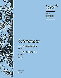 Robert Schumann Notenblätter Sinfonie d-Moll Nr.4 op.120 in der Fassung von 1841