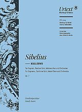 Jean Sibelius Notenblätter Kullervo op.7