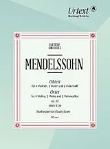 Felix Mendelssohn-Bartholdy Notenblätter Oktett op.20
