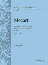 Wolfgang Amadeus Mozart Notenblätter Sinfonia concertante Es-Dur KV364