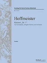 Franz Anton Hoffmeister Notenblätter Konzert D-Dur Nr.1