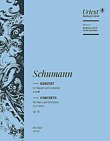 Robert Schumann Notenblätter Konzert a-Moll op.54