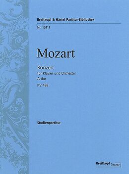 Wolfgang Amadeus Mozart Notenblätter Konzert C-Dur Nr.21 KV467