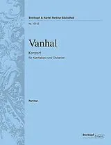 Johann Baptist (Krtitel) Vanhal Notenblätter Konzert Es-Dur