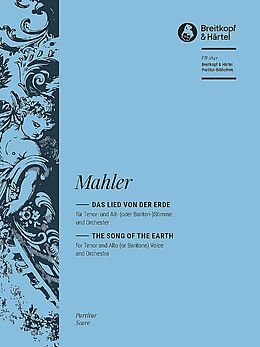 Gustav Mahler Notenblätter Das Lied von der Erde