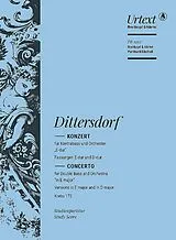 Karl Ditters von Dittersdorf Notenblätter Konzert E-Dur Krebs172 (Fassungen in E-Dur und D-Dur)