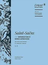 Camille Saint-Saens Notenblätter Introduction et Rondo capriccioso op. 28