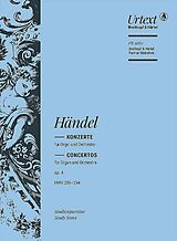 Georg Friedrich Händel Notenblätter Konzerte op.4 HWV289-294