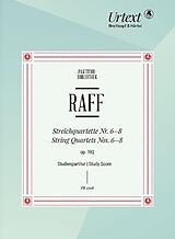 Joachim Raff Notenblätter Streichquartette Nr.6-8 op.192