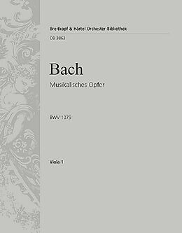 Johann Sebastian Bach Notenblätter Musikalisches Opfer BWV1079