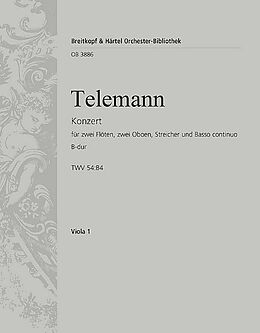 Georg Philipp Telemann Notenblätter Concerto grosso B-dur