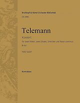 Georg Philipp Telemann Notenblätter Concerto grosso B-Dur