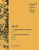 Johann Sebastian Bach Notenblätter Brandenburgisches Konzert F-Dur Nr.1 BWV1046