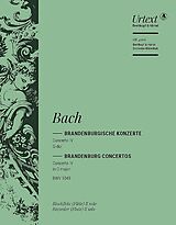 Johann Sebastian Bach Notenblätter Brandenburgisches Konzert G-Dur Nr.4 BWV1049