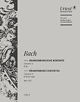 Johann Sebastian Bach Notenblätter Brandenburgisches Konzert B-Dur Nr.6 BWV1051