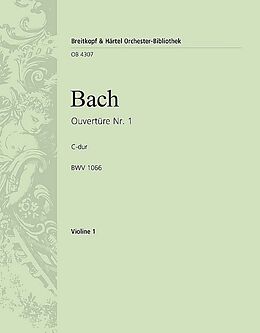 Johann Sebastian Bach Notenblätter Ouvertüre C-Dur Nr.1 BWV1066