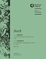 Johann Sebastian Bach Notenblätter Konzert C-Dur BWV1064