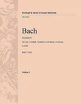 Johann Sebastian Bach Notenblätter Konzert a-Moll BWV1065