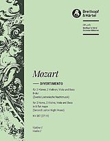 Wolfgang Amadeus Mozart Notenblätter Divertimento Nr. 15 B-Dur KV287 (KV271H)