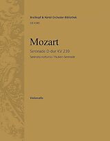 Wolfgang Amadeus Mozart Notenblätter Serenade D-Dur KV239