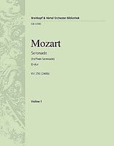 Wolfgang Amadeus Mozart Notenblätter Serenade D-Dur Nr.7 KV250
