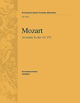 Wolfgang Amadeus Mozart Notenblätter Serenade Es-Dur Nr.11 KV375