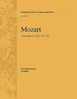 Wolfgang Amadeus Mozart Notenblätter Serenade Es-Dur Nr.11 KV375