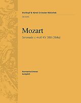 Wolfgang Amadeus Mozart Notenblätter Serenade c-Moll KV388