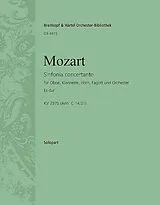 Wolfgang Amadeus Mozart Notenblätter Sinfonia concertante Es-Dur KV297b