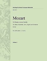 Wolfgang Amadeus Mozart Notenblätter Sinfonia concertante Es-Dur KV297b
