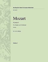 Wolfgang Amadeus Mozart Notenblätter Konzert A-Dur Nr.12 KV414