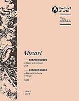 Wolfgang Amadeus Mozart Notenblätter Konzert-Rondo D-Dur KV382