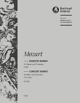 Wolfgang Amadeus Mozart Notenblätter Konzert-Ronde D-Dur KV382