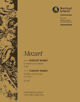 Wolfgang Amadeus Mozart Notenblätter Konzert-Rondo D-Dur KV382