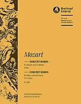 Wolfgang Amadeus Mozart Notenblätter Konzert-Rondo D-Dur KV382