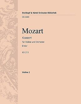 Wolfgang Amadeus Mozart Notenblätter Konzert D-Dur Nr.2 KV211