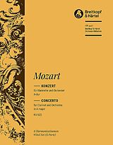 Wolfgang Amadeus Mozart Notenblätter Konzert A-Dur KV622